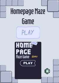 Homepage Maze game
