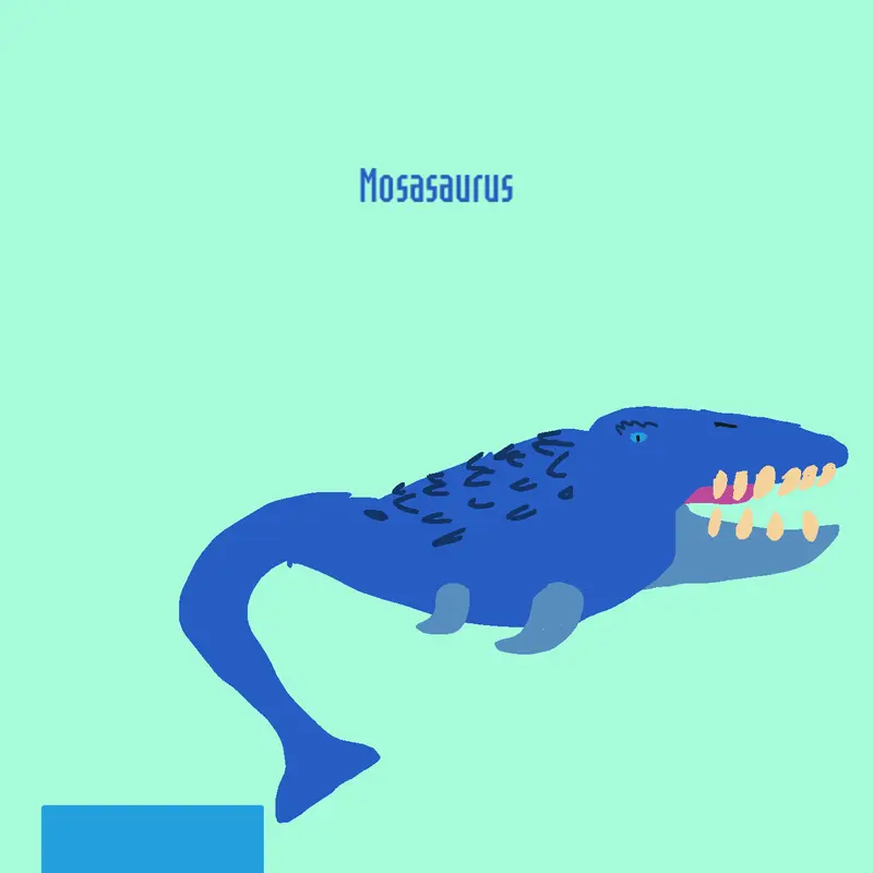 Mosasaurus by @Kdrex