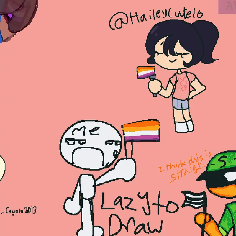 I’m bi and a tom boy :D by @Thereal_hex