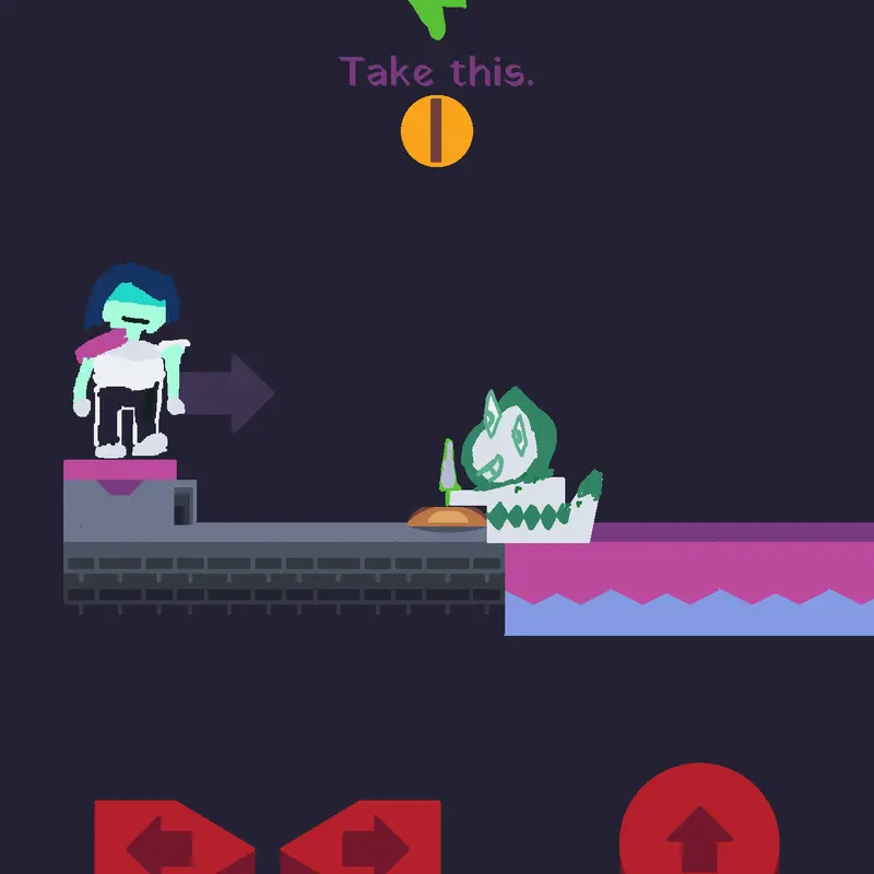 Deltarune platformer v1 by @StimeGames