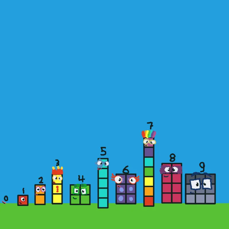 Numberblocks by @finalboss4factorial