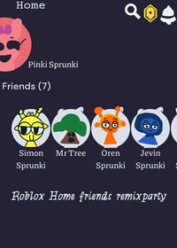 Pinki Sprunki In Roblox For She Have 7 Friend