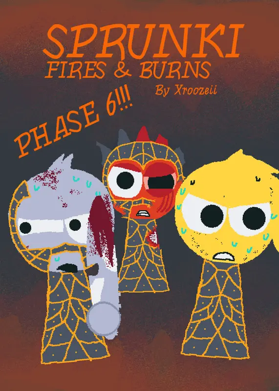 Sprunki fire by @Xroozeii