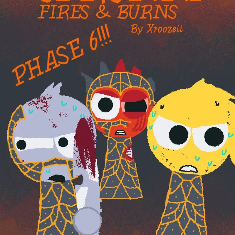 Sprunki fire by @Xroozeii