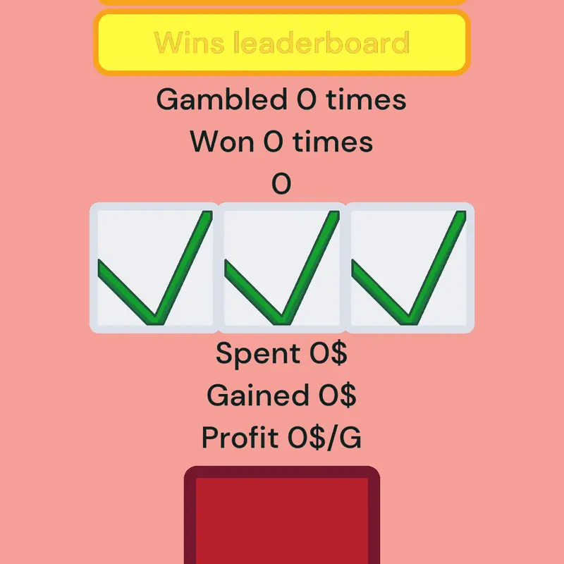 "Simple" Gambling Game by @F41T3R