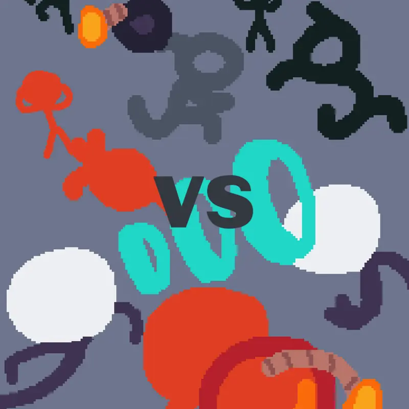 cool AI vs AI game by @mei_lulxd