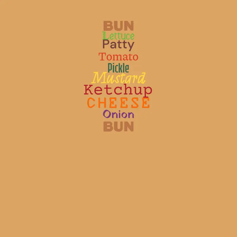 A burger tutorial by @CastlePacman