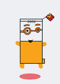 2002 Numberblocks Rectangle cube :O
