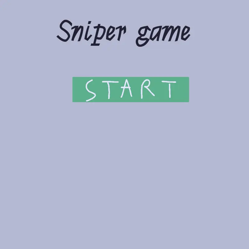 A Sniper Game by @Sheizo