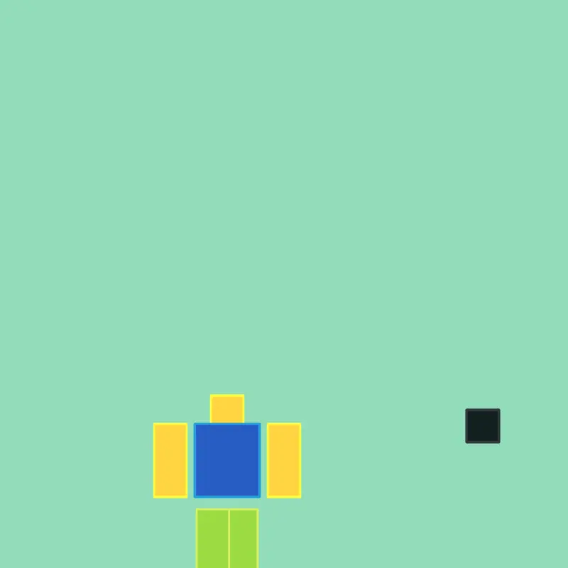 Beta version of 1st game by @rainbowpentagon