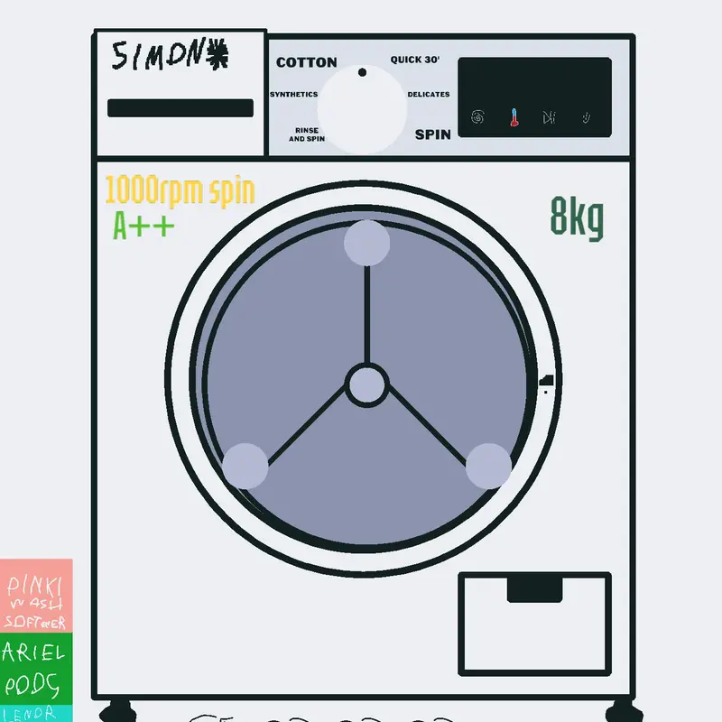 Simon washing machine #washingmachine by @User134243