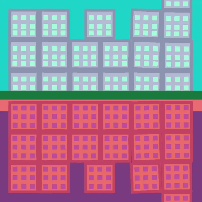 Upside-side city vs normal city by @PrincekyleCagatin