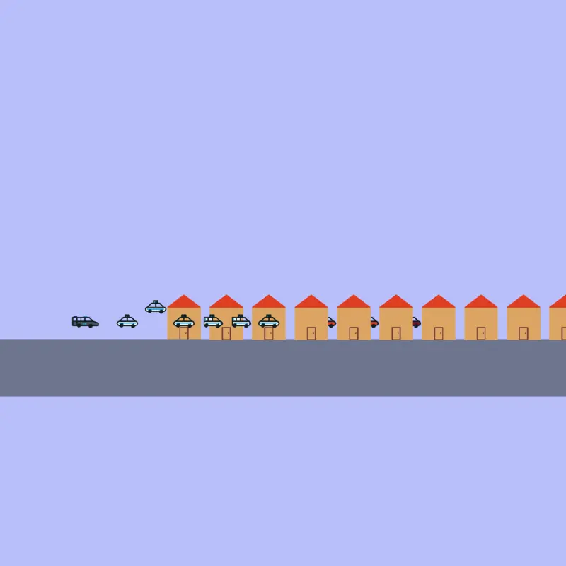 Police chase by @deck_city