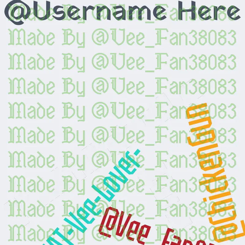 Leave Your Username Here by @Vee_Fan38083