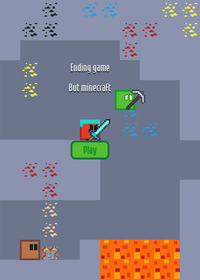 minecraft ending game