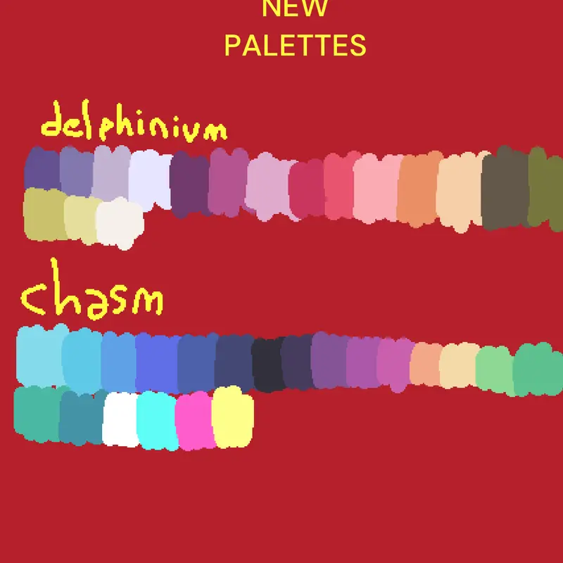 New palletes :3 by @strawberry_kiwi