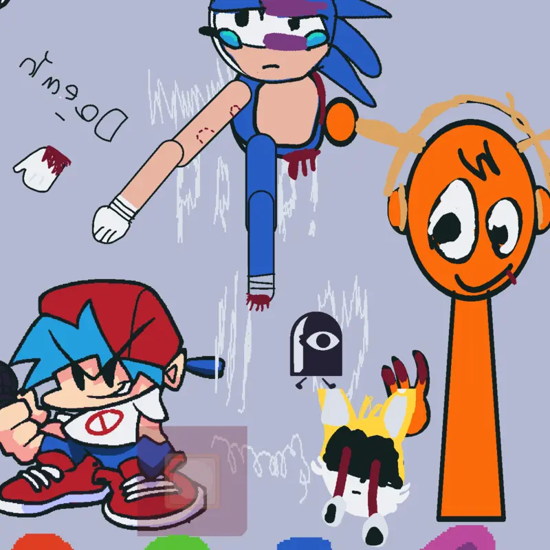 Sonic ragdoll by @DaemynbloxxCE