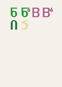 Sayatic Alphabet Band