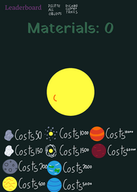 Planet Simulator V1