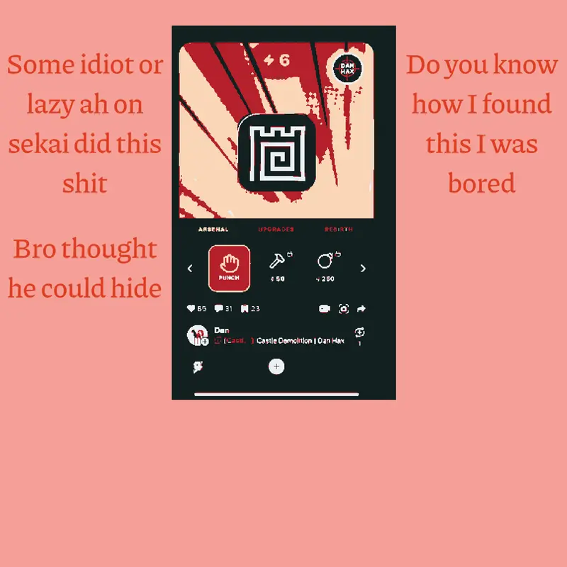 I don't like this by @xyep