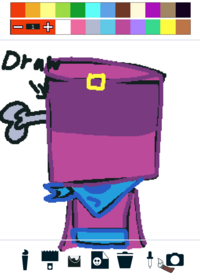 Draw boxten face!