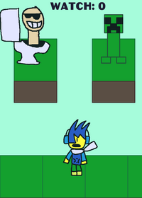 skibidi toilet or creeper 🤨