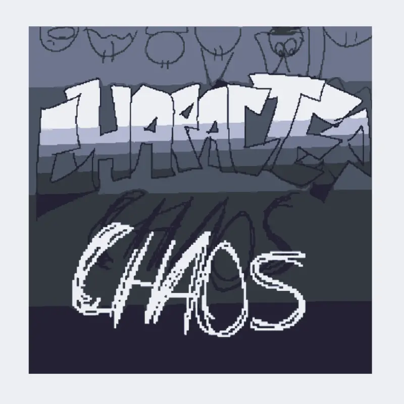 char chaos title by @camdid