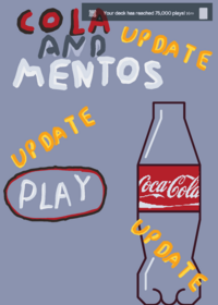 Cola and mentos