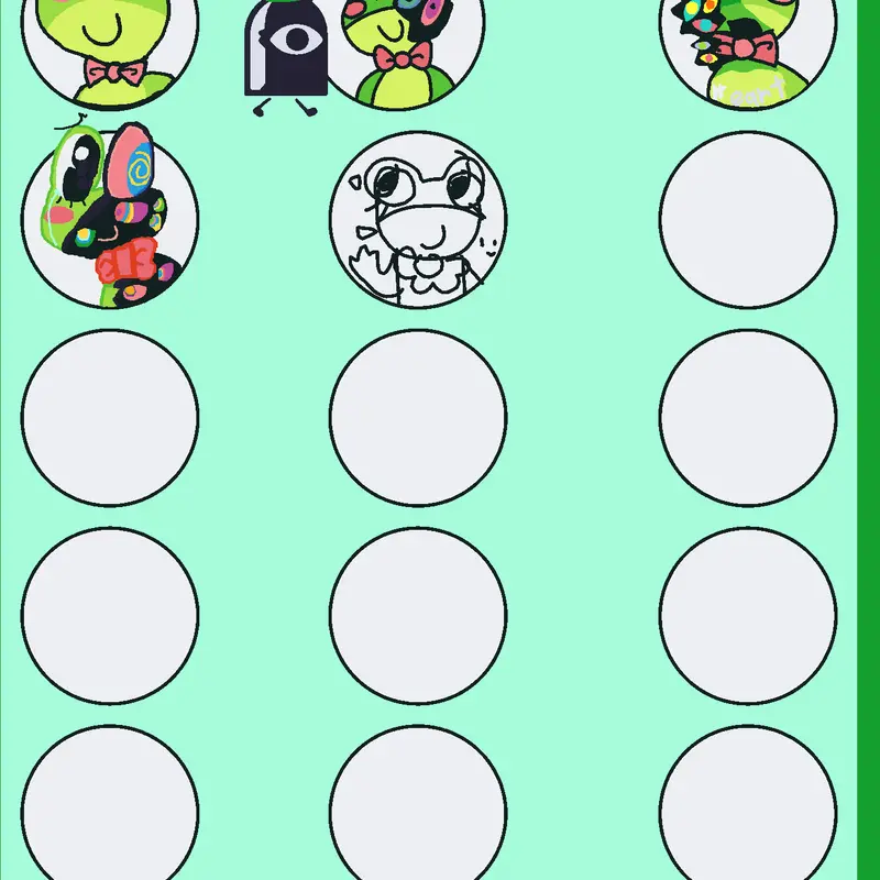 Draw ribbits face! by @sproutfanuwu