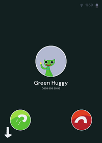 Green Huggy calling game!