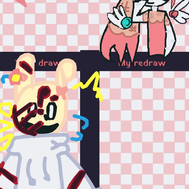 Redrawingyour oc okay by @aha_fan