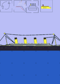 Titanic, titanic, destoa Sinking test | tags:
