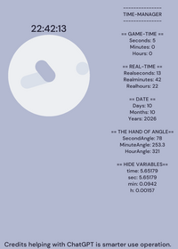 Clock Time Script