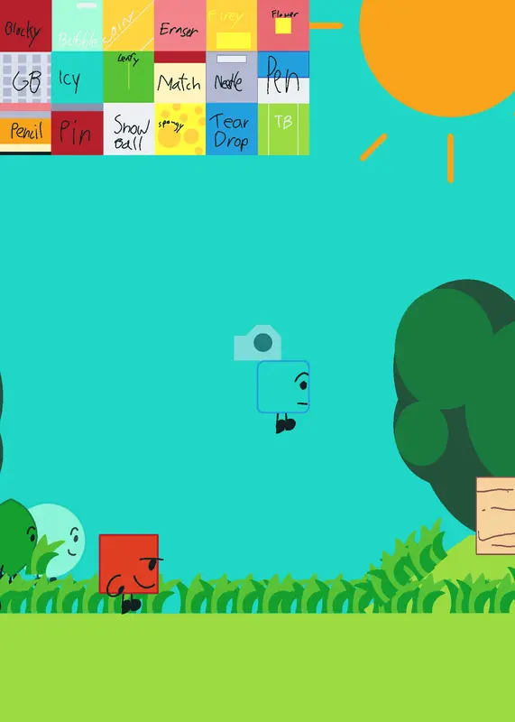 Random bfdi game by @PEAKuniku