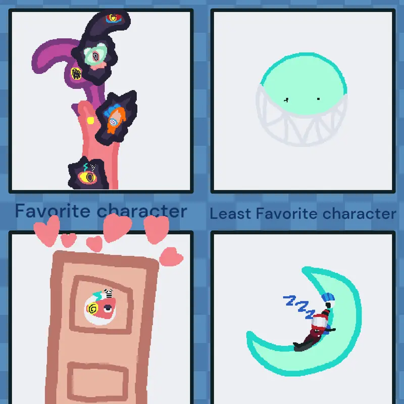 Tadc Fav chars and ships by @4str0_l34d3r0fsp4c3