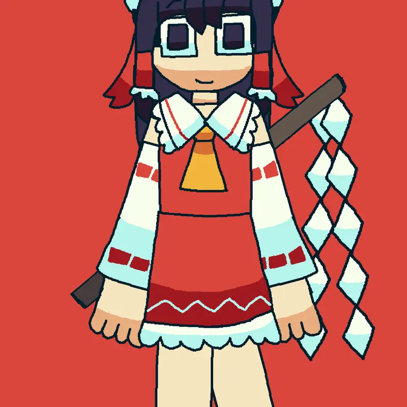 Touhou by @JustHataNoKoKoro