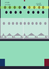 Blue tower vs red tower