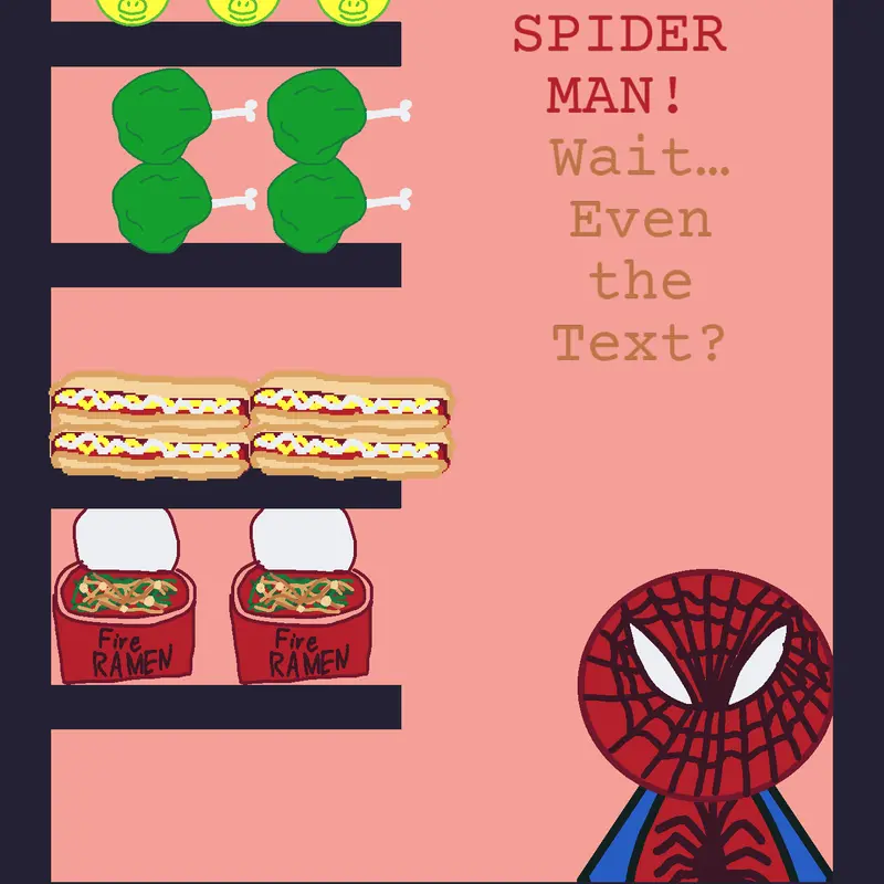 SPIDERMAN MUKBANG GAME by @JFAB_CREATIONS