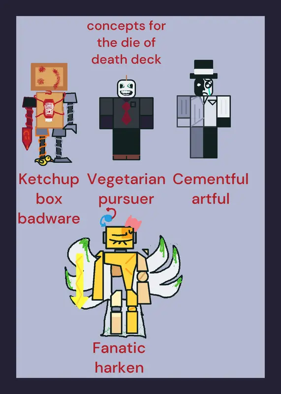 Die of death by @characterphanes