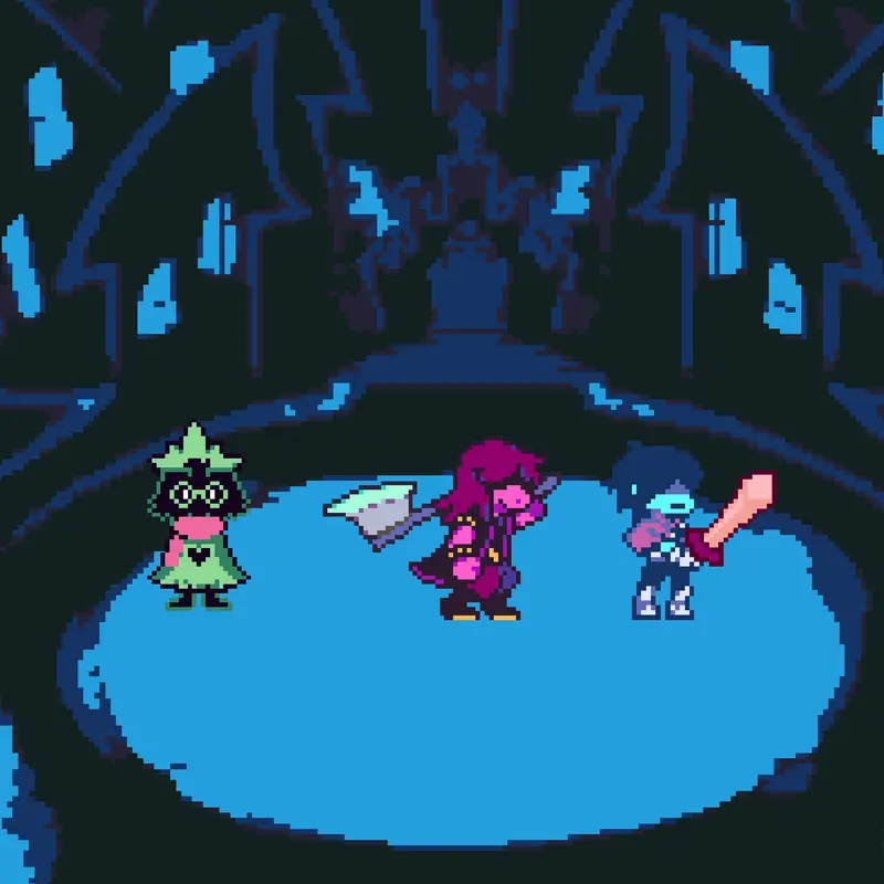 DELTARUNE by @tedthedeckcreater