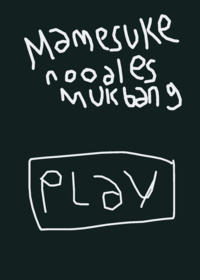 Mamesuke noodles mukbang