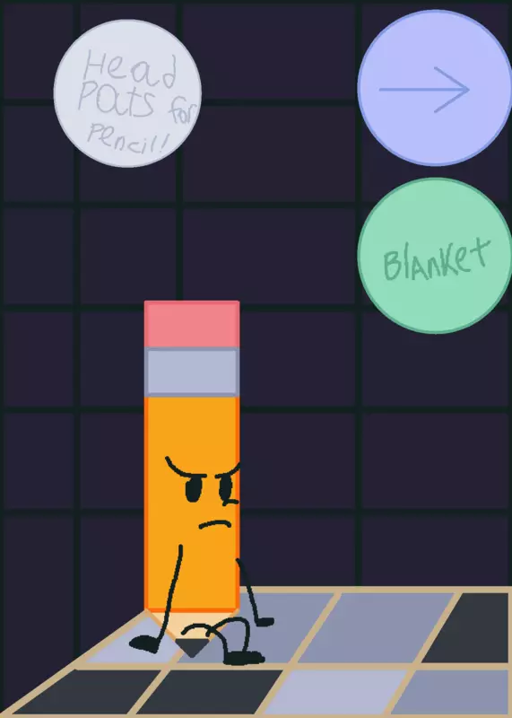pencil BFDI BFB TPOT by @Flower666