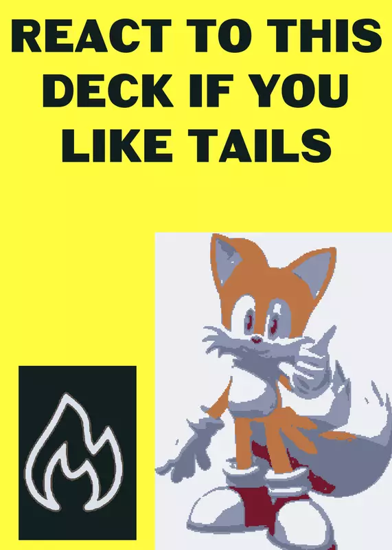 React to this deck if you like Tails ! by @lunar_fox