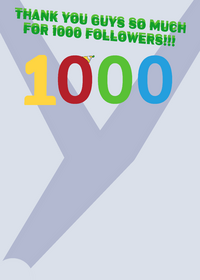 1000 FOLLOWERS… (If you want to react, then...