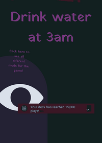 Drink water at 3am