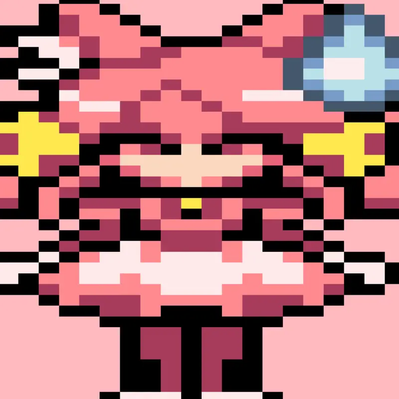 deltarune pink by @SPRALE