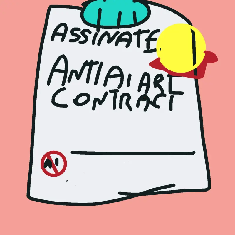 No more ai art! by @_bill-cipher_