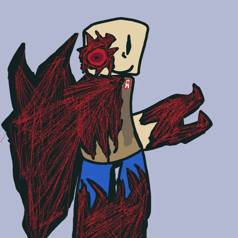 Jonh doe From Forsaken (Or Old Roblox) by @Fraqui85