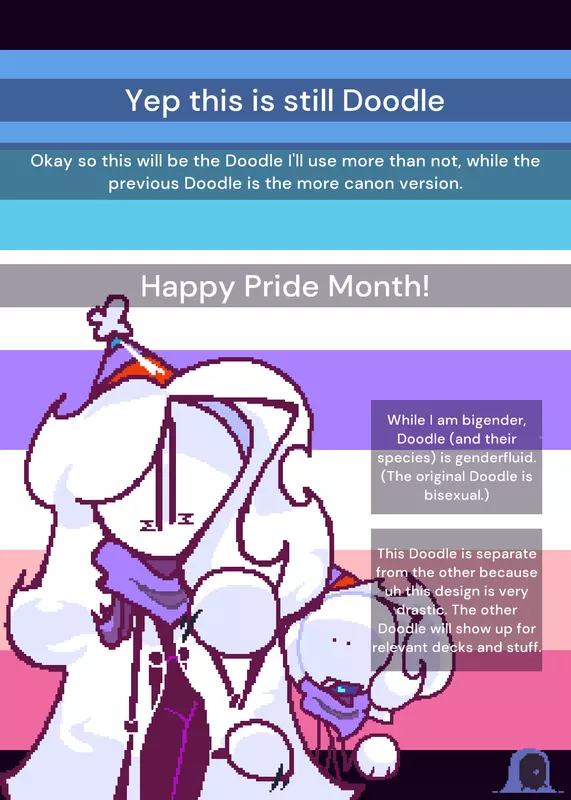 Dumb_Artist if he was in Pride Month by @Dumb_Artist