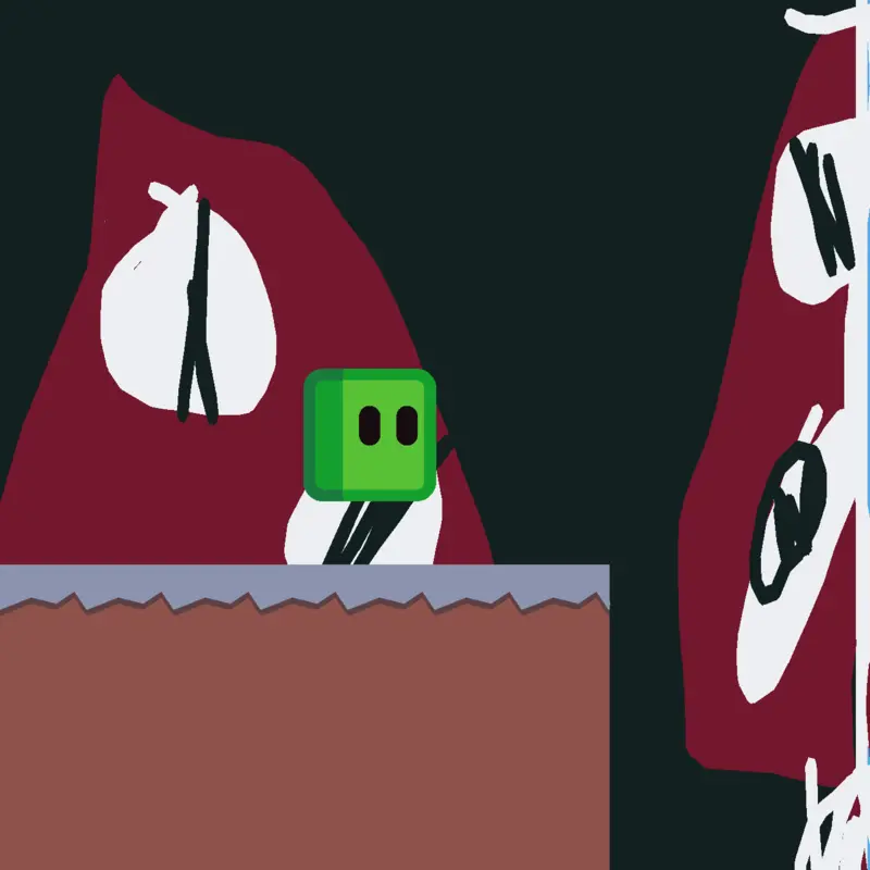 Green cube is in backrooms by @Epiker3000M